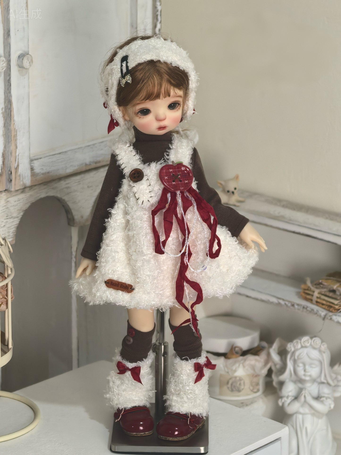 果果 1/6 BJD Doll Dress Pattern - soft lamb- seam allowance include