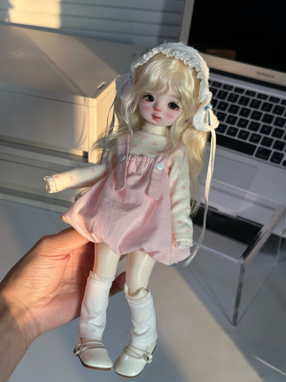 果果 1/6 BJD Doll Dress Pattern - soft lamb- seam allowance include
