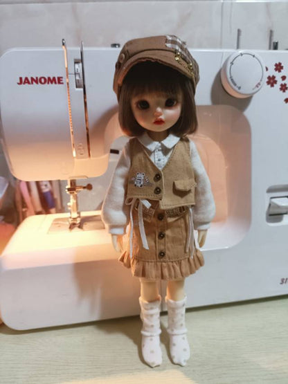 Patrón de vestido para muñeca Blythe - Rosa noche (incluye margen de costura de 5 mm)