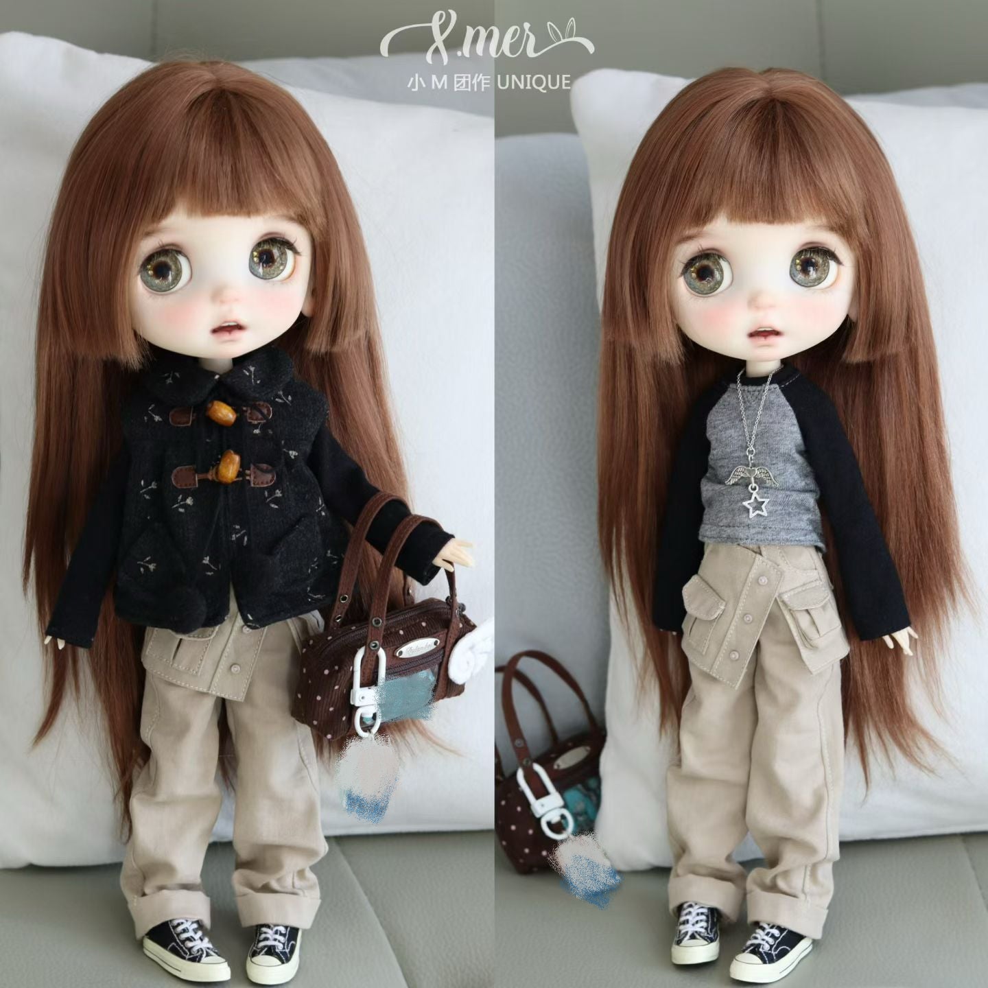 小Mer Azone ob22  Doll Clothes Patterns - Half Sugar- no seam allowance included