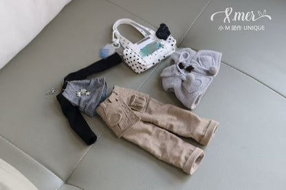 小Mer BJD 1/4 BJD DOLL Clothes Patterns -Half Sugar- no seam allowance included