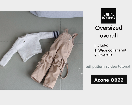 Patrones de ropa para muñecas Blythe - Pequeña enfermera (sin margen de costura incluido)