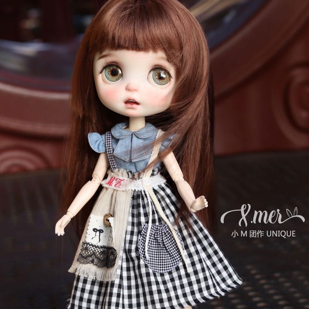 Patrón de vestido para muñeca BJD Kumako 小Mer 1/4 - Love Letter (sin margen de costura incluido)