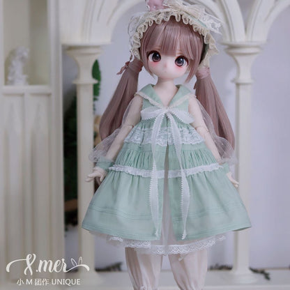 小Mer BJD 1/6 BJD DOLL Clothes Dress Patterns -Pillow-no seam allowance included