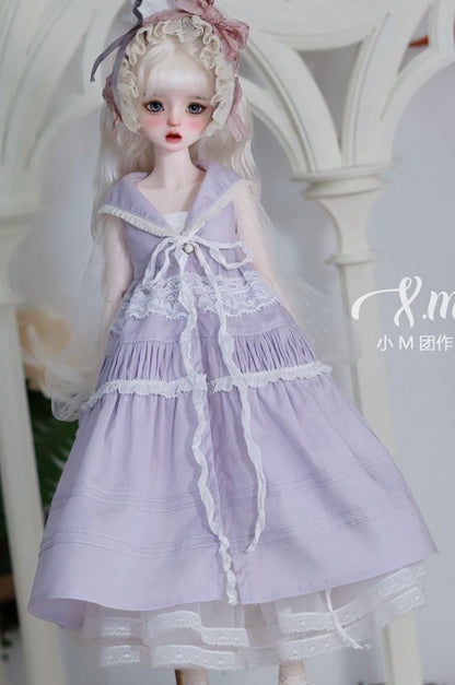 小Mer BJD 1/6 BJD DOLL Clothes Dress Patterns -Pillow-no seam allowance included