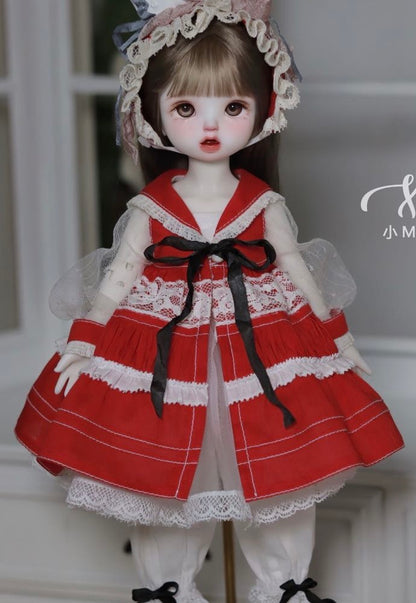 小Mer BJD 1/6 BJD DOLL Clothes Dress Patterns -Pillow-no seam allowance included