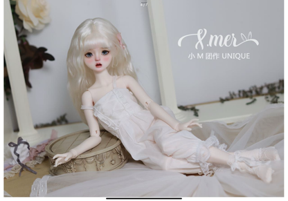 小Mer 1/4 KUMAKO BJD Doll Dress Pattern - Pillow-no seam allowance included