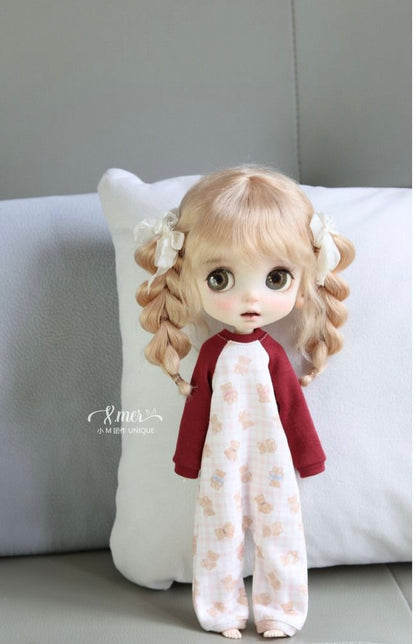 小Mer BJD 1/6 BJD DOLL 服 ドレス パターン - クッキー - 縫い代は含まれていません