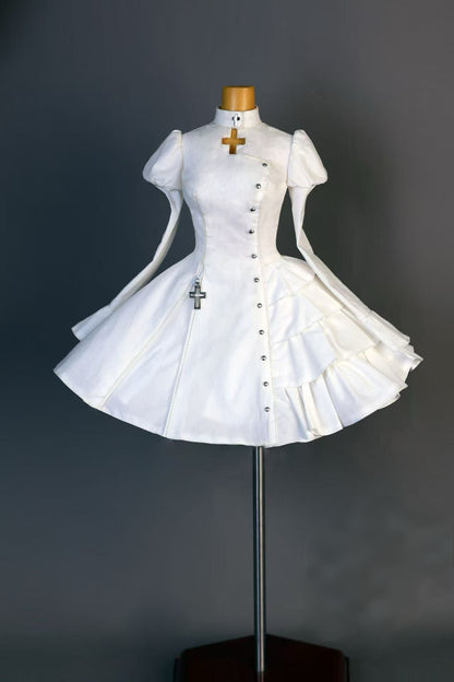 阿吉 BJD 1/4 BJD DOLL Patterns BingGuHua Ver.A-  seam allowance included-check doll size first, large 1/4 doll