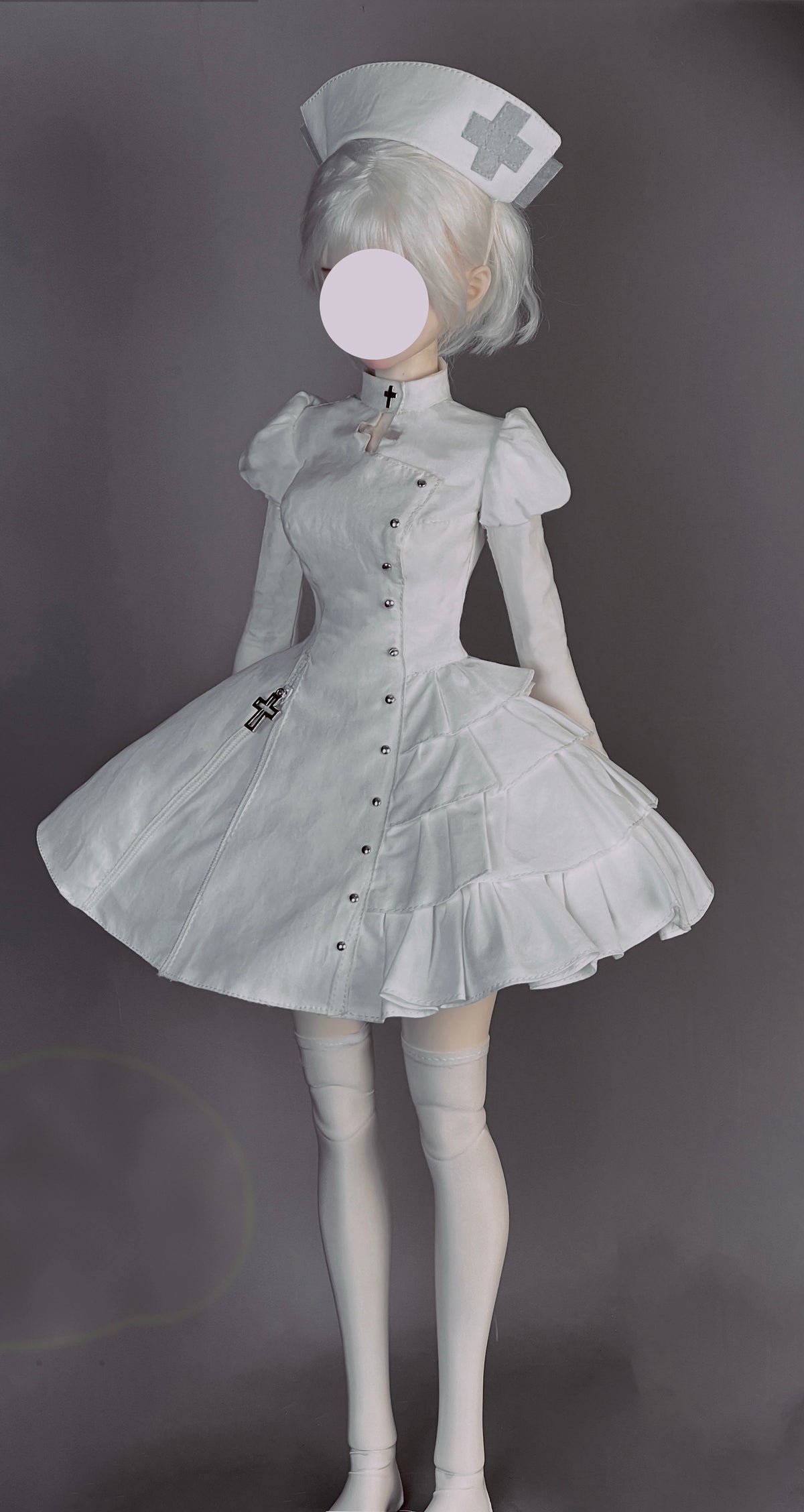 阿吉 BJD 1/4 BJD DOLL Patterns BingGuHua Ver.A-  seam allowance included-check doll size first, large 1/4 doll