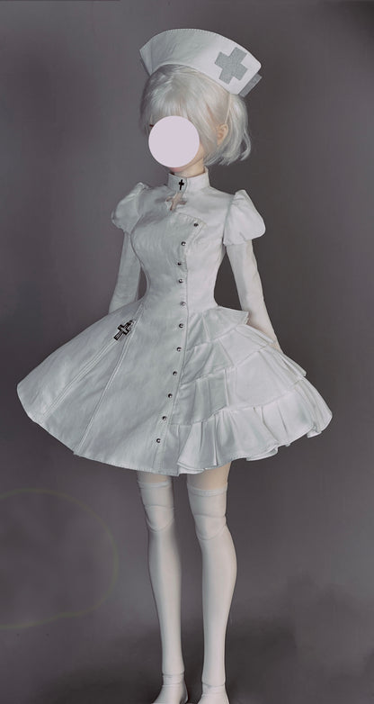 阿吉 BJD 1/4 BJD DOLL Patterns BingGuHua Ver.A-  seam allowance included-check doll size first, large 1/4 doll