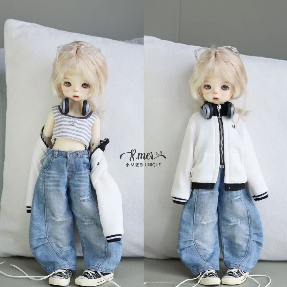 小Mer 1/4 KUMAKO BJD Doll Dress Pattern - DaoYing-no seam allowance included