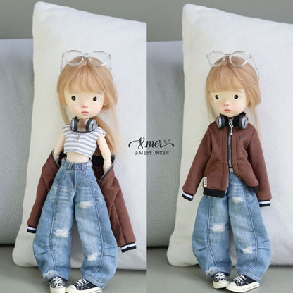 小Mer 1/4 KUMAKO BJD Doll Dress Pattern - DaoYing-no seam allowance included