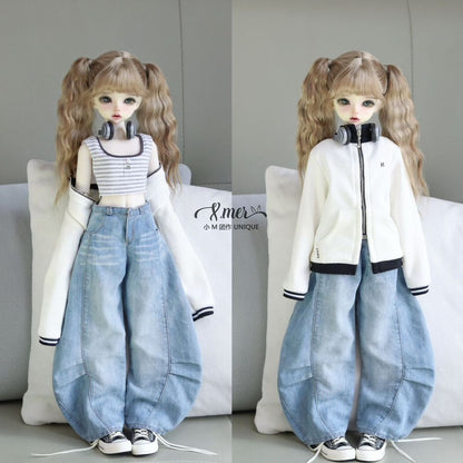 小Mer BJD 1/6 BJD DOLL 服 ドレス パターン - クッキー - 縫い代は含まれていません
