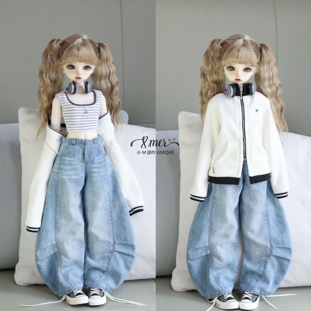 小マーブライス人形用洋服パターン - ソーダ - 縫い代は含まれていません