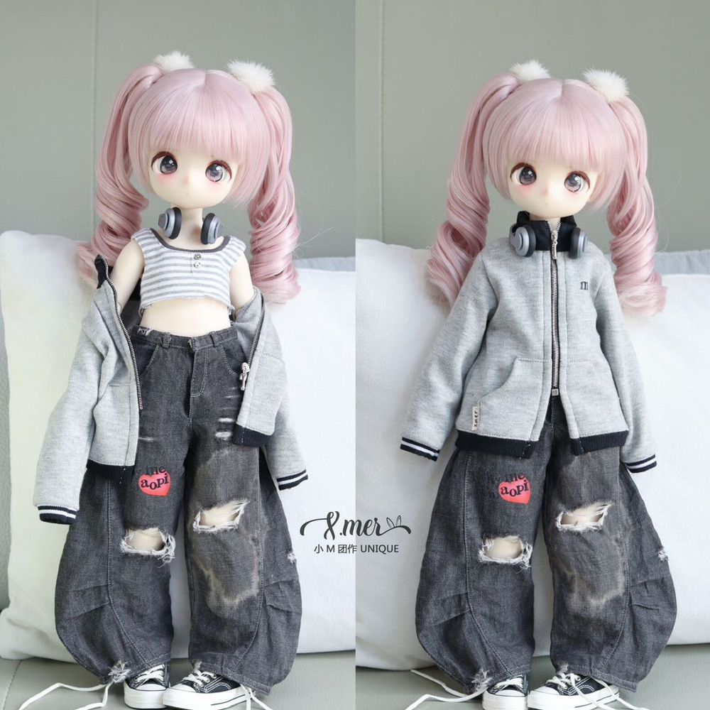 小Mer BJD 1/4 BJD DOLL Clothes Patterns -DaoYing- no seam allowance included