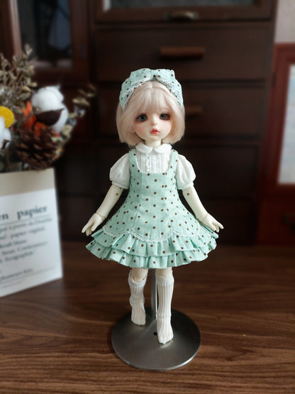 阿彩 1/6 BJD YOSD Doll Dress Pattern - Little Flower-include 5mm seam allowance