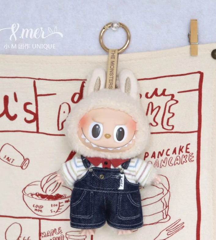 Labubu Overalls Pattern LABUBU Pocket overalls Outfit Pattern – PDF + Video | Fits 15.5–17cm ...