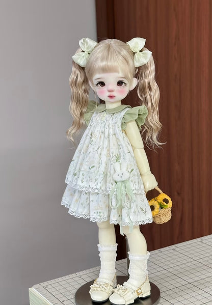 果果 1/4 BJD ドール用ドレスパターン - パーカー - 縫い代付き