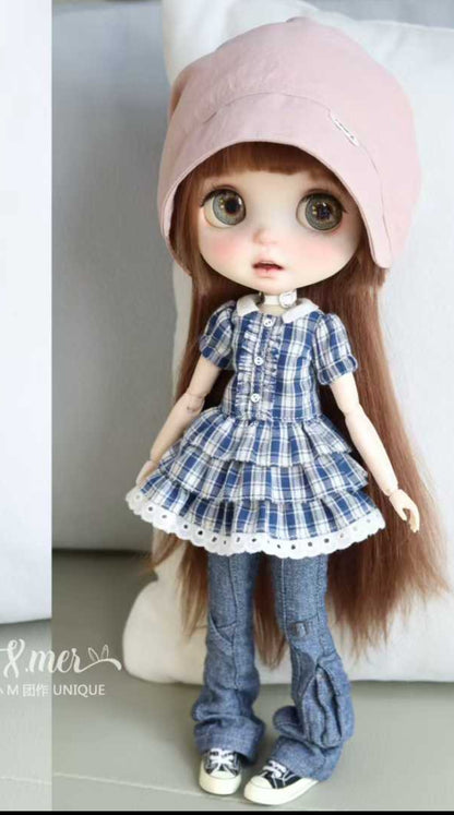 小Mer Blythe OB 24 DOLL Patterns - Green Apple-no seam allowance included