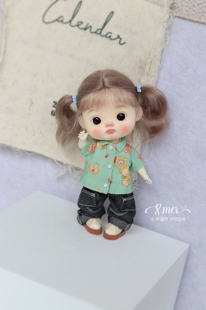 小Mer OB11 DOLL Patterns -paper airplane-no seam allowance included