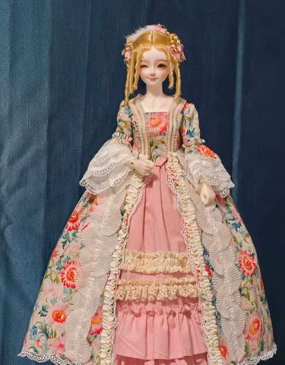 阿彩 1/3 BJD  SDGR Doll Dress Pattern - Rococo -include 5mm seam allowance