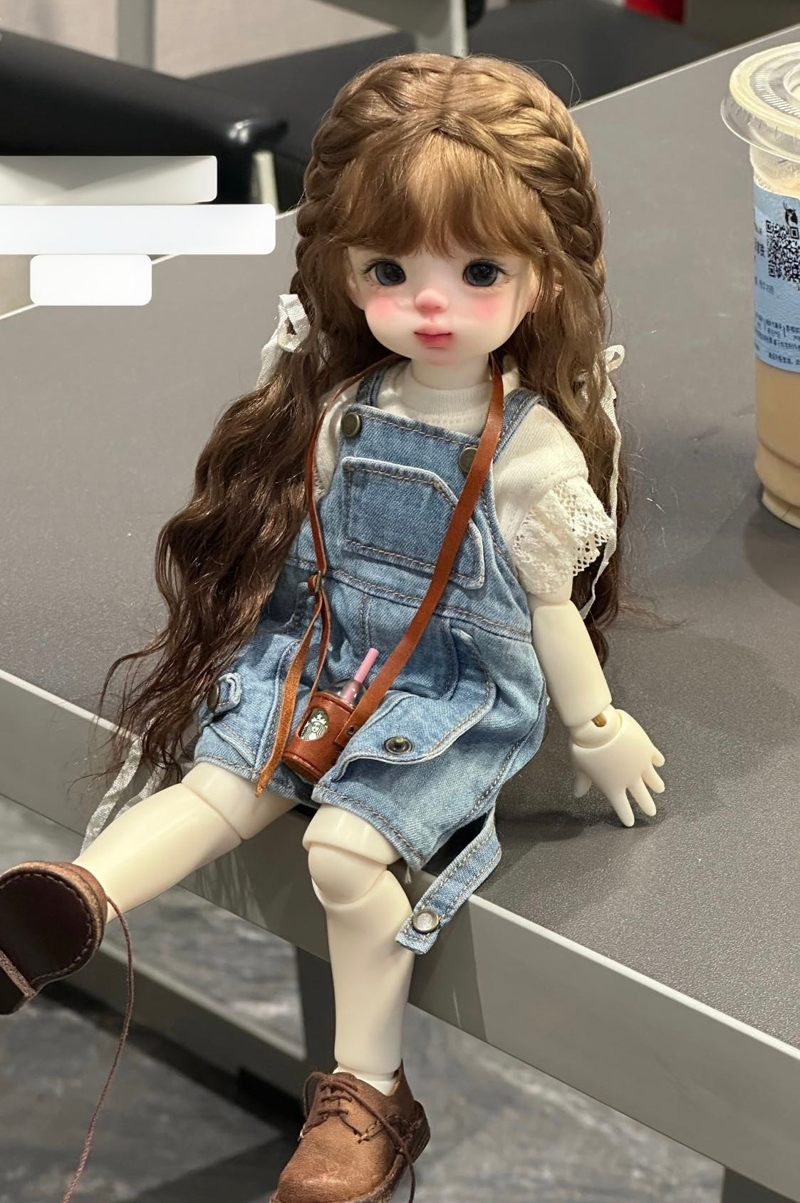 Patrón de vestido para muñeca BJD escala 1/6 - 25NO.5 con bolsa trasera - sin margen de costura