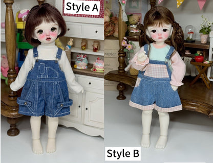 Patrón de vestido para muñeca BJD escala 1/6 - 25NO.5 con bolsa trasera - sin margen de costura