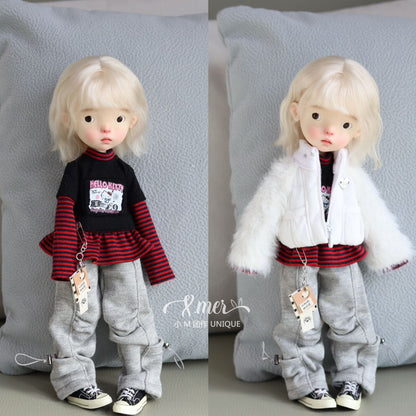 小Mer BJD 1/6 BJD DOLL Clothes Dress Patterns -NuoMi-no seam allowance included