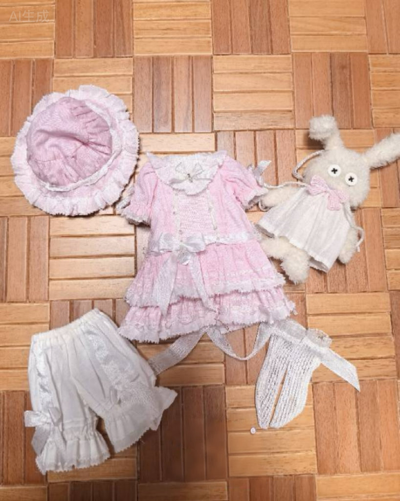 果果 1/4 KUMAKO BJD Doll Dress Pattern - FUGU- include seam allowance