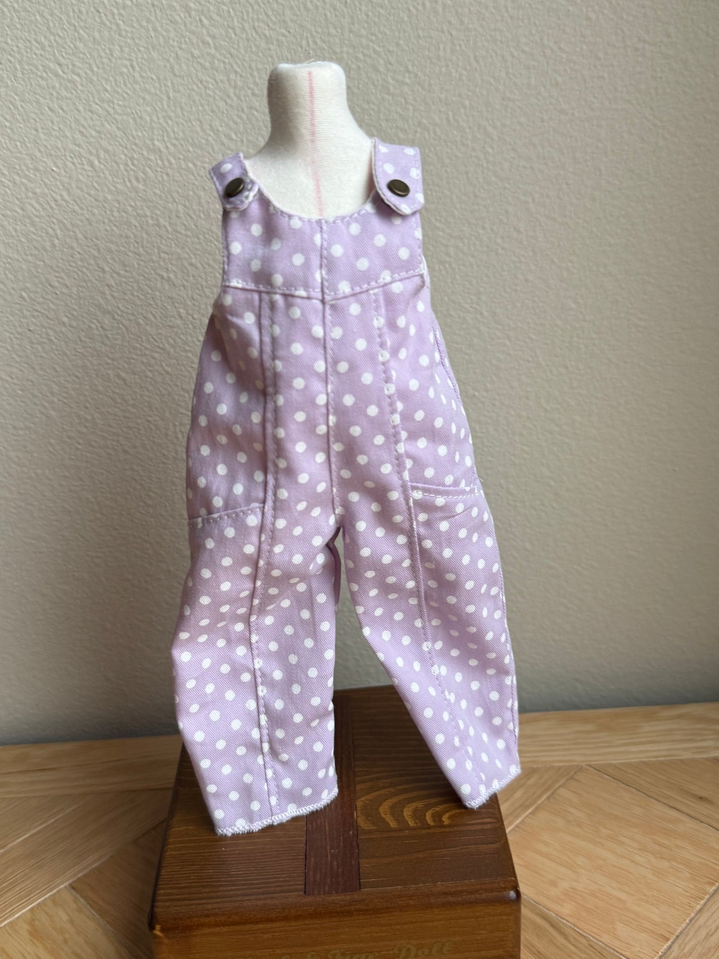 Overalls for YoSD BJD Dolls | Handmade 1/6 Scale Doll Clothing