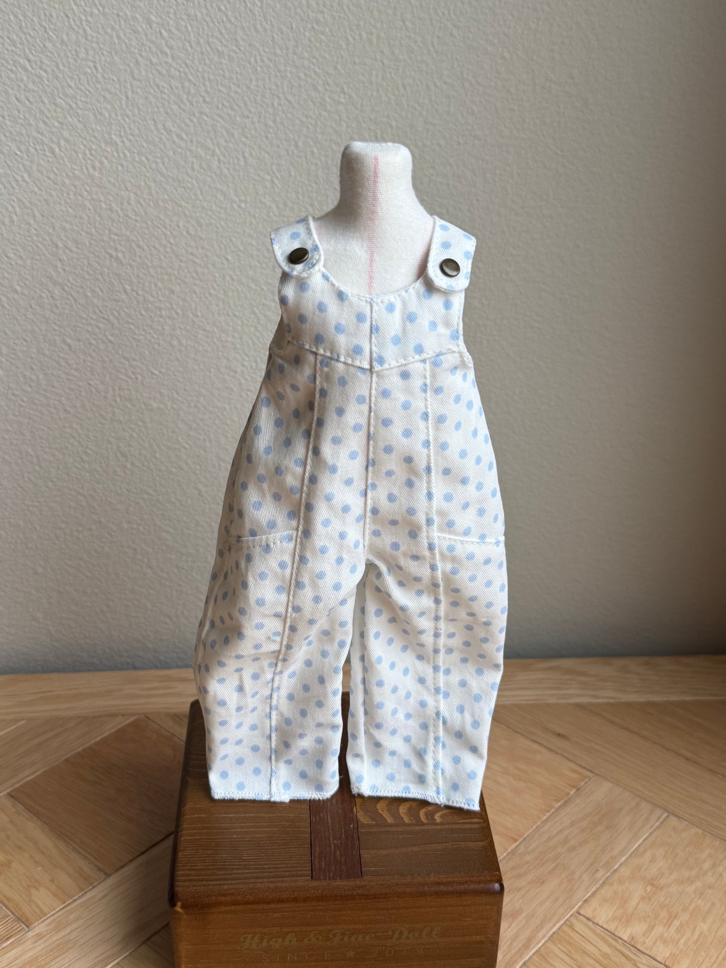 Overalls for YoSD BJD Dolls | Handmade 1/6 Scale Doll Clothing