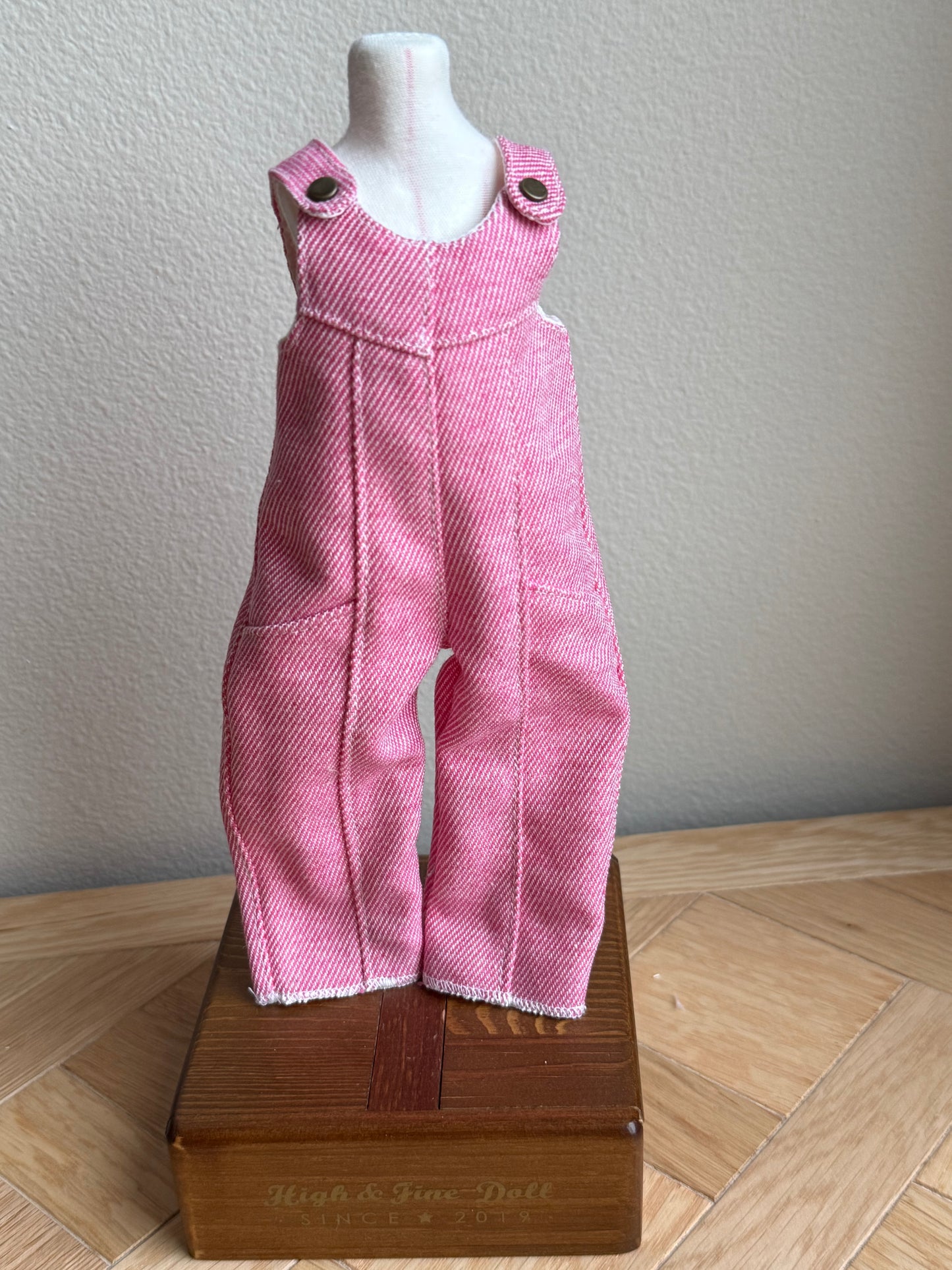 Overalls for YoSD BJD Dolls | Handmade 1/6 Scale Doll Clothing
