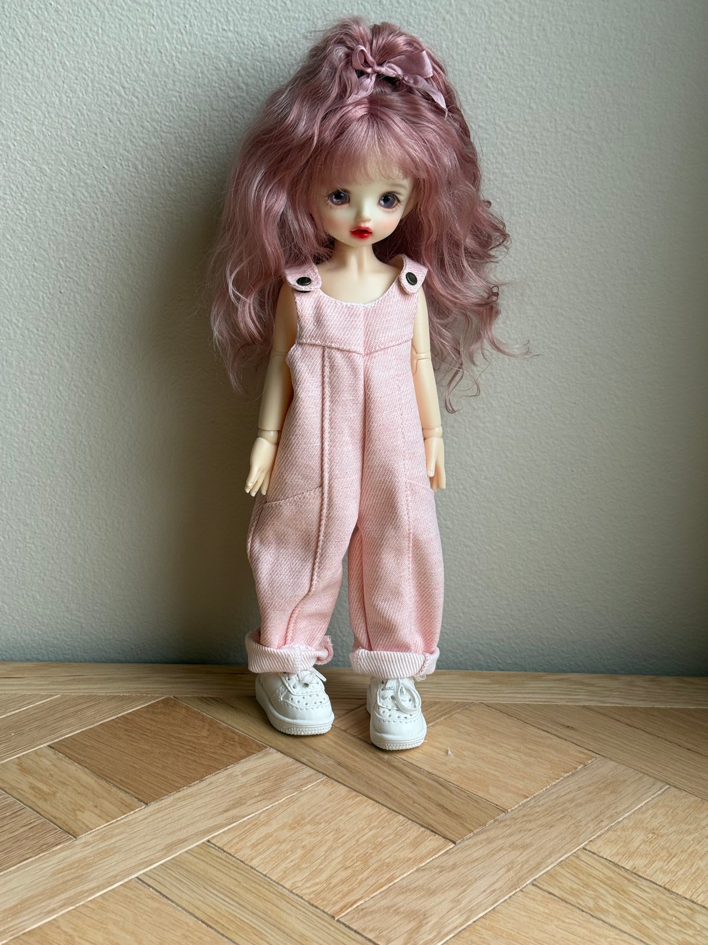 Overalls for YoSD BJD Dolls | Handmade 1/6 Scale Doll Clothing