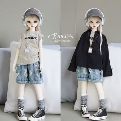 小マー BJD 1/4 BJD ドール 服パターン - セーラーバニー 縫い代は含まれていません