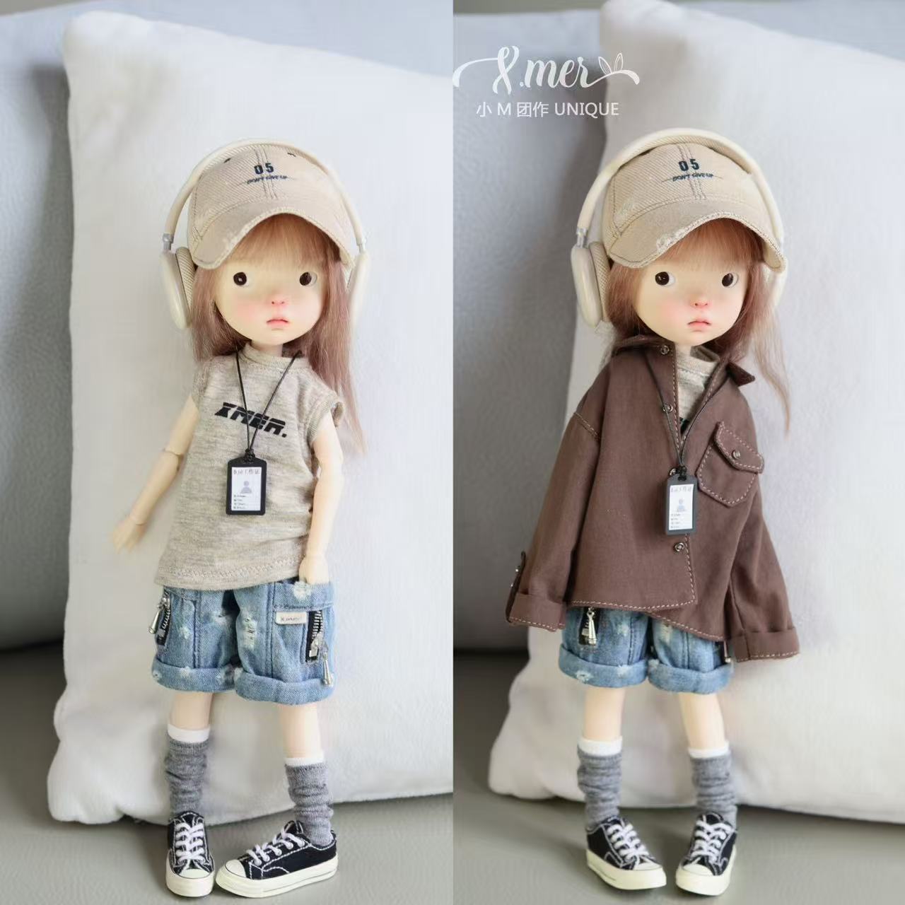 小マー BJD 1/4 BJD ドール 服パターン - セーラーバニー 縫い代は含まれていません