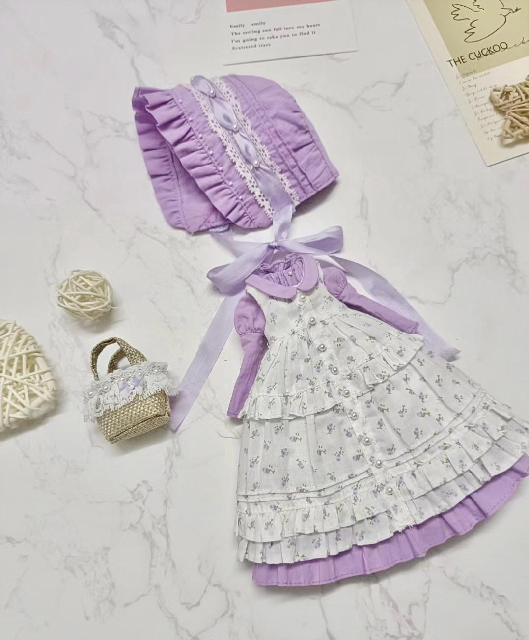 阿彩 1/4 BJD Doll Dress Pattern - Anna-inclue 5mm seam allowance