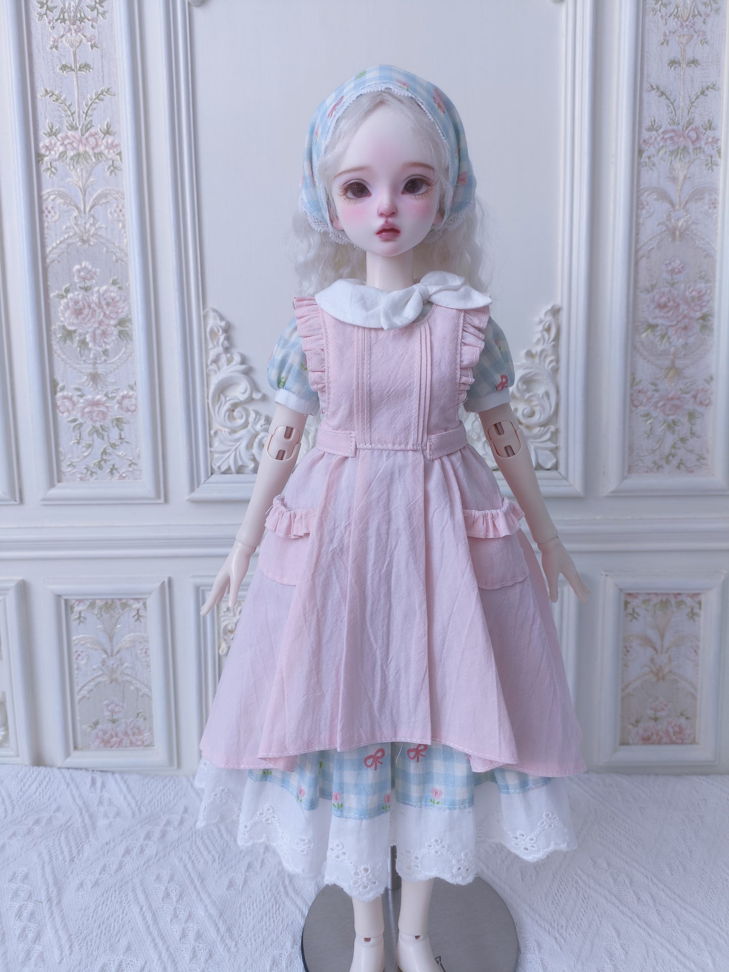 Patrón de vestido para muñeca BJD 阿彩 1/3 - Vestido vintage Victoria (incluye margen de costura de 5 mm)