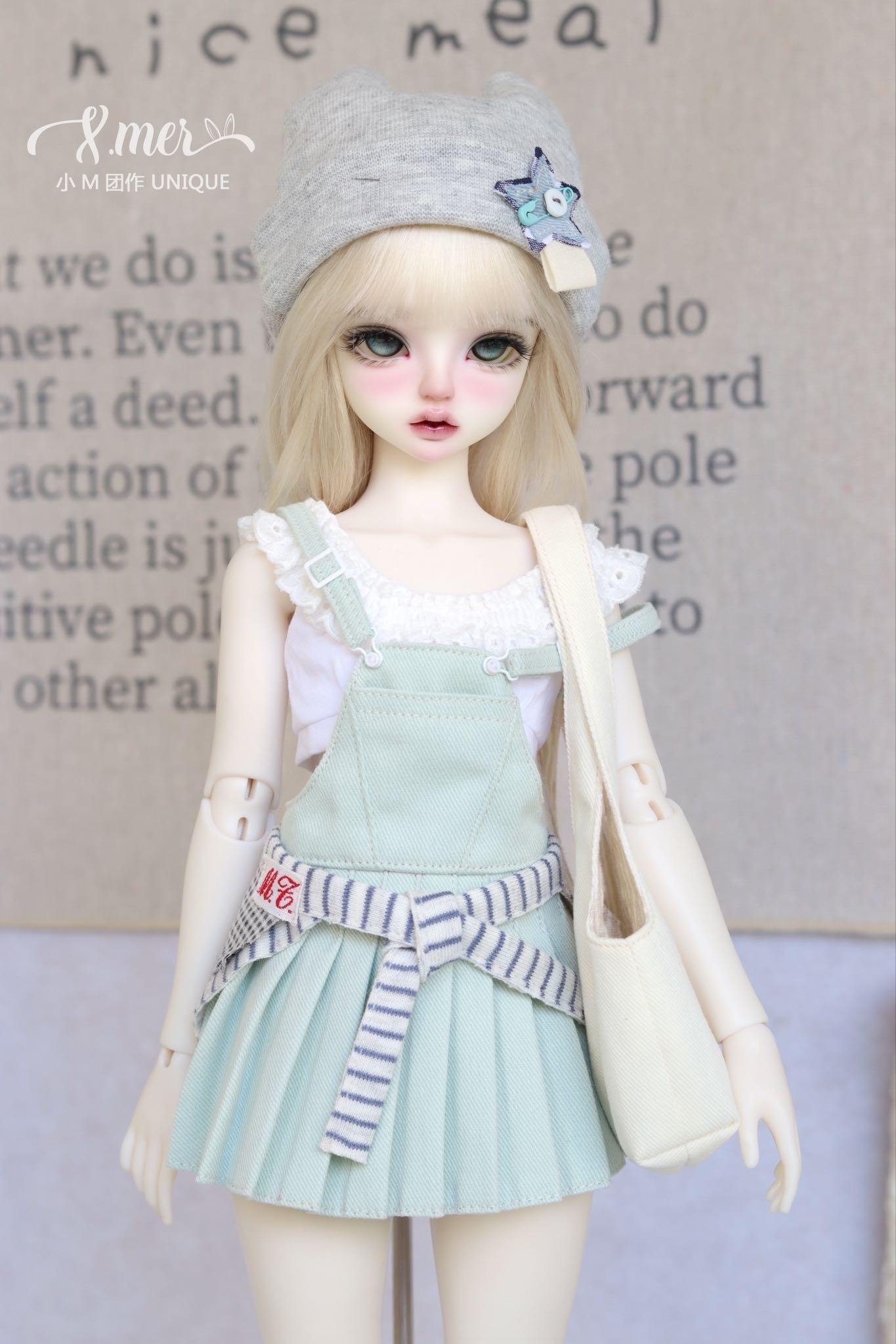 小Mer BJD 1/6 BJD DOLL Clothes Dress Patterns -Cheese ( 6 pieces)--no seam allowance included