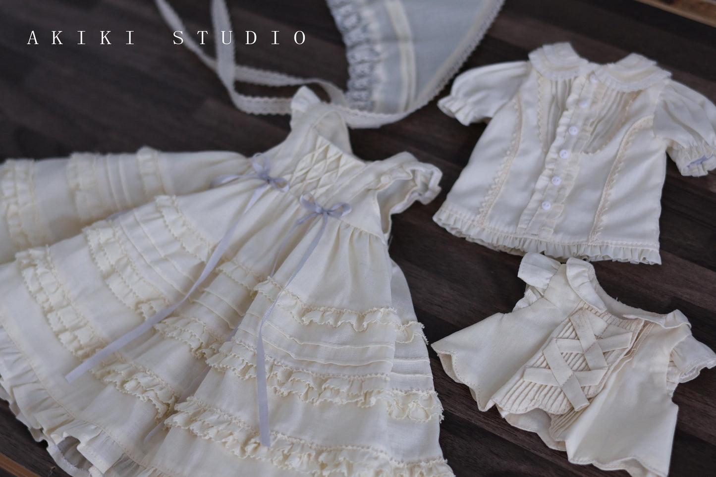 阿吉 BJD 1/6 YoSD BJD DOLL cloth Patterns Puff bear -Digital Download