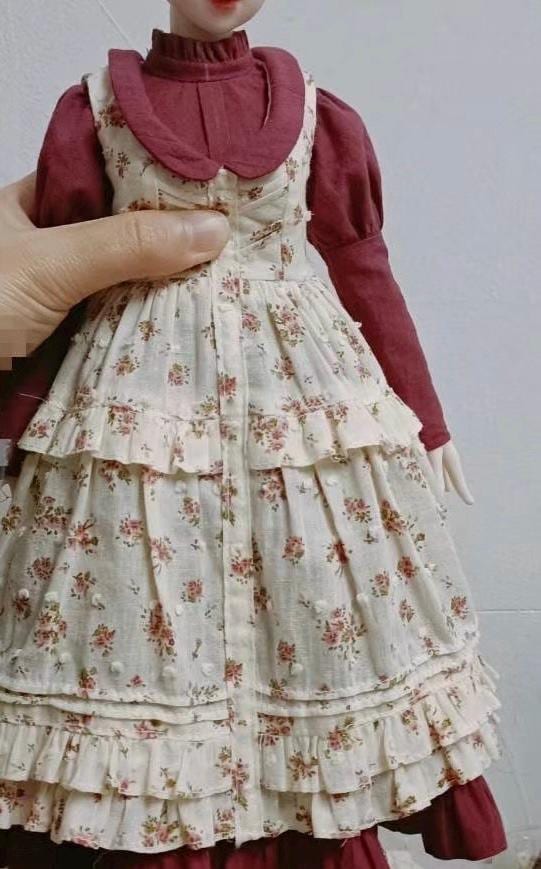 阿彩 1/6 BJD Doll Dress Pattern - Annainclue 5mm seam allowance