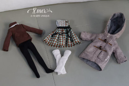 Patrones de ropa para muñecas Blythe - Pequeña enfermera (sin margen de costura incluido)