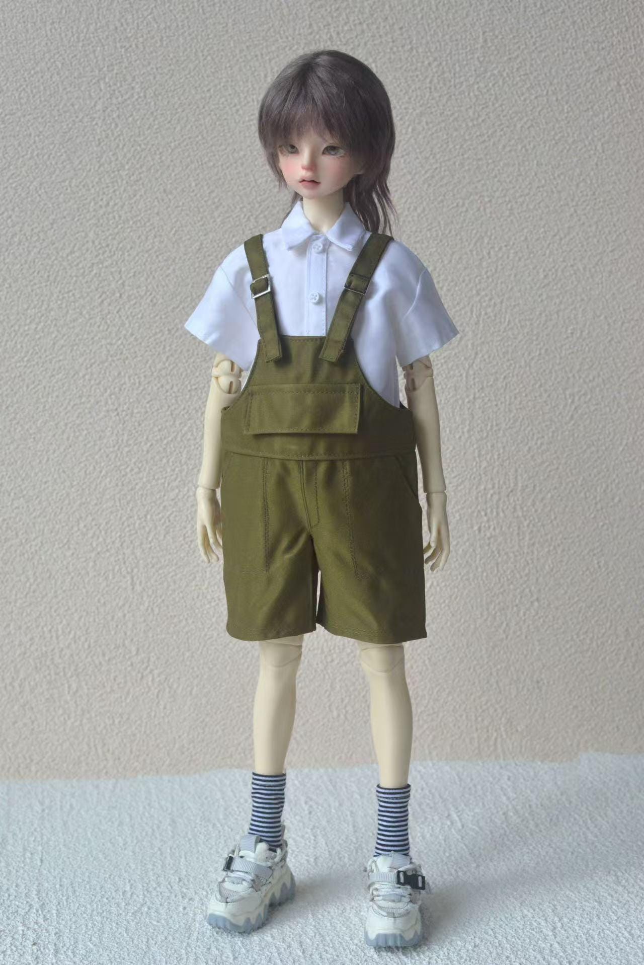 阿吉 BJD 1/6 YOSD DOLL Cloth Patterns -Overall-short version