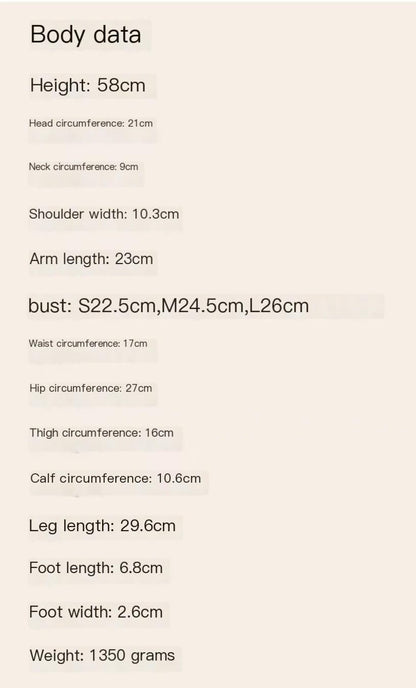 阿彩 1/3 BJD Doll Dress Pattern - Edward (Hat included)inclue 5mm seam allowance