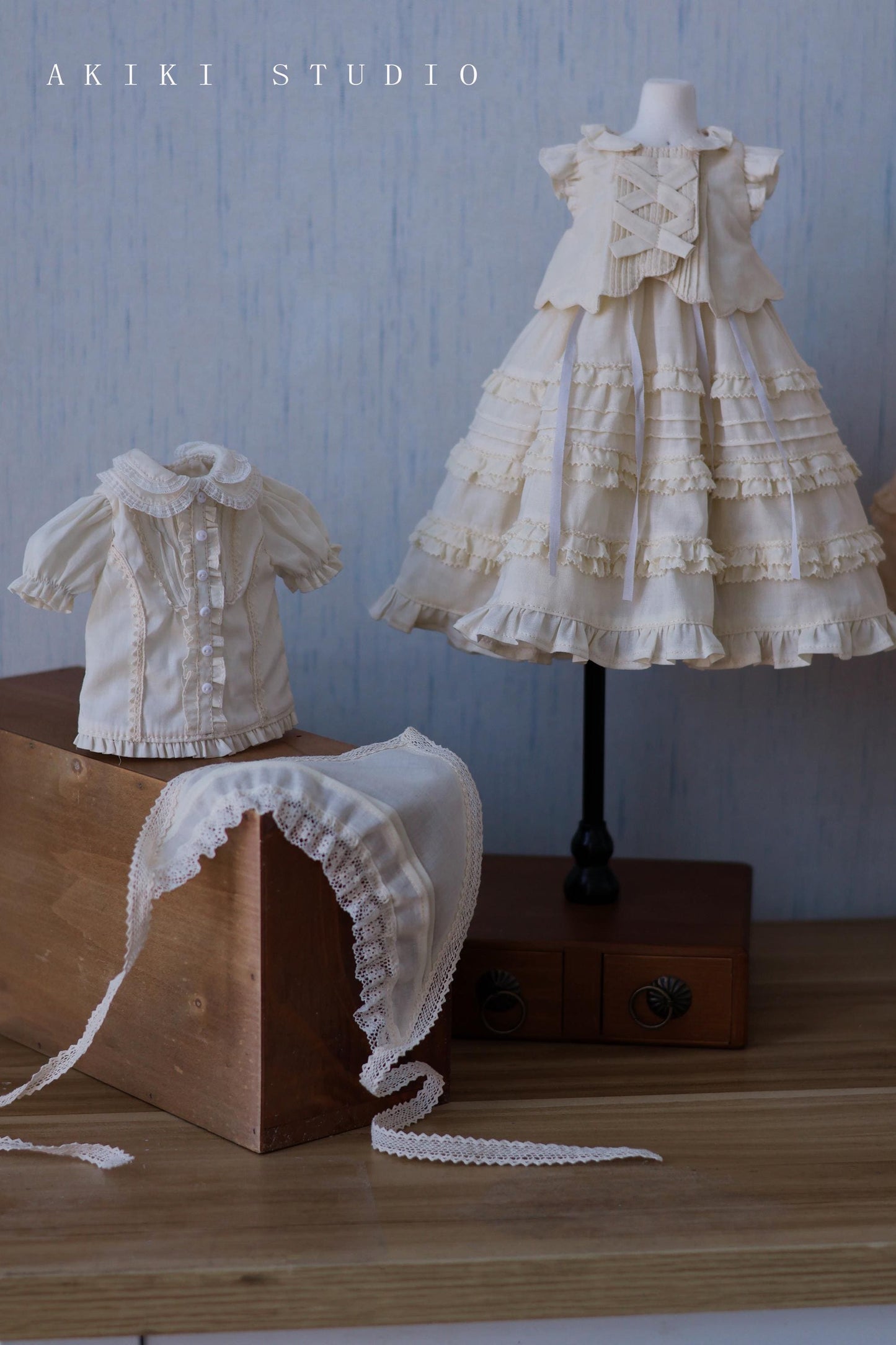 阿吉 BJD 1/4 BJD DOLL cloth Patterns Puff bear -Digital Download