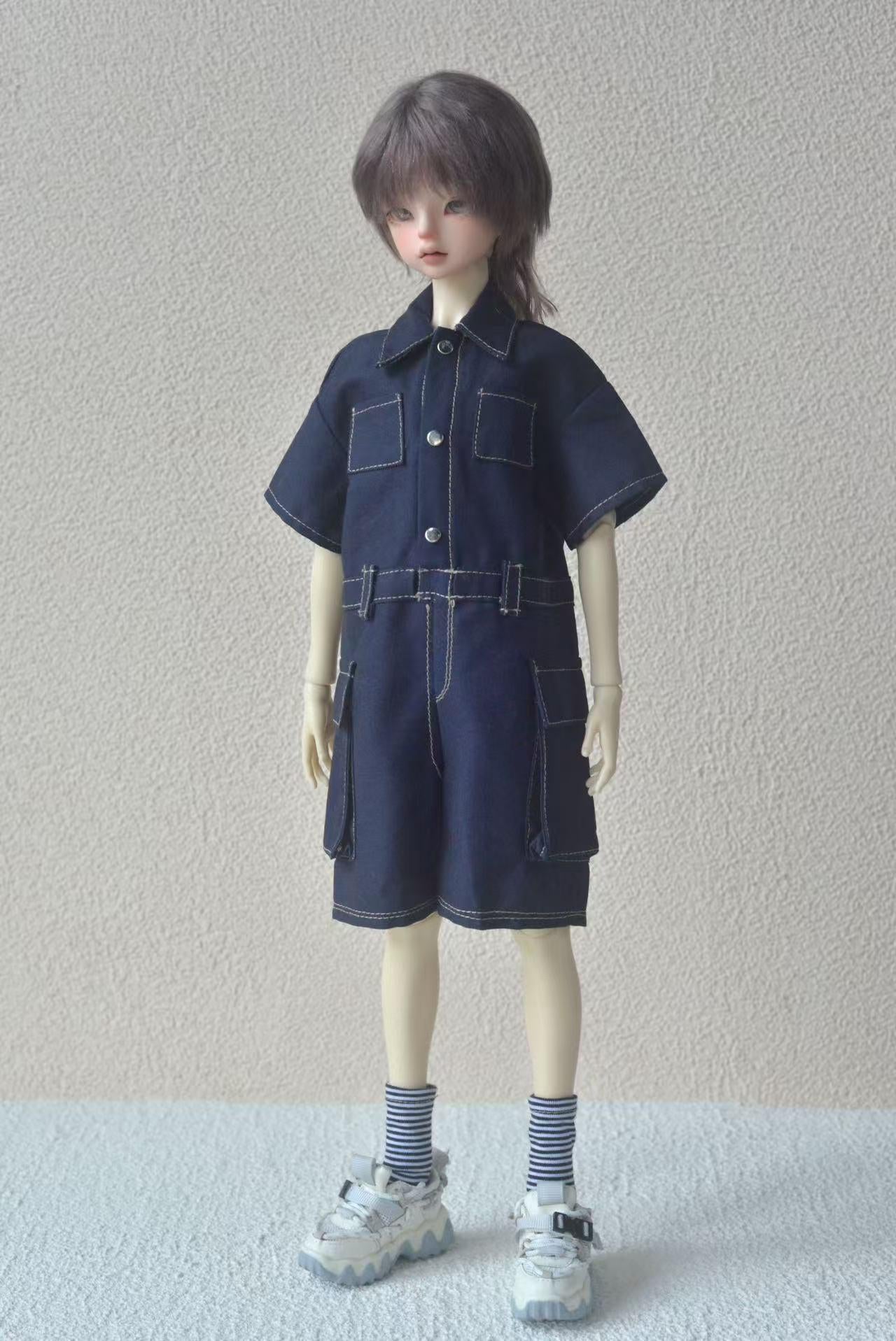 阿吉 BJD 1/4 DOLL Cloth Patterns -Jumpsuit