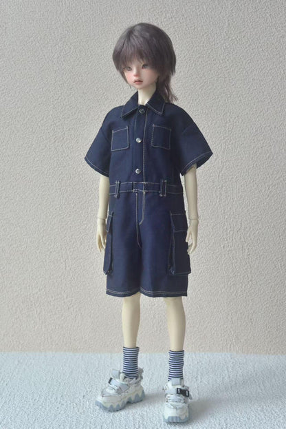 阿吉 BJD 1/4 DOLL Cloth Patterns -Jumpsuit
