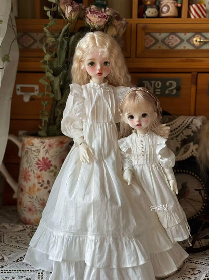 阿彩 1/6 BJD ドール用ドレスパターン - ビクトリアヴィンテージドレス（5mm 縫い代込み）