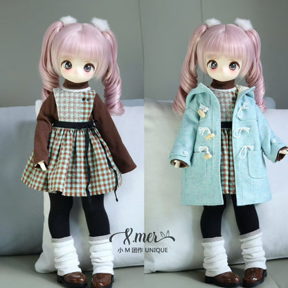 Patrones de ropa para muñecas BJD 1/4 BJD Sleepy Rain (Nota: tutorial de 2 horas de duración, no para principiantes) -Peaches-sin margen de costura incluido