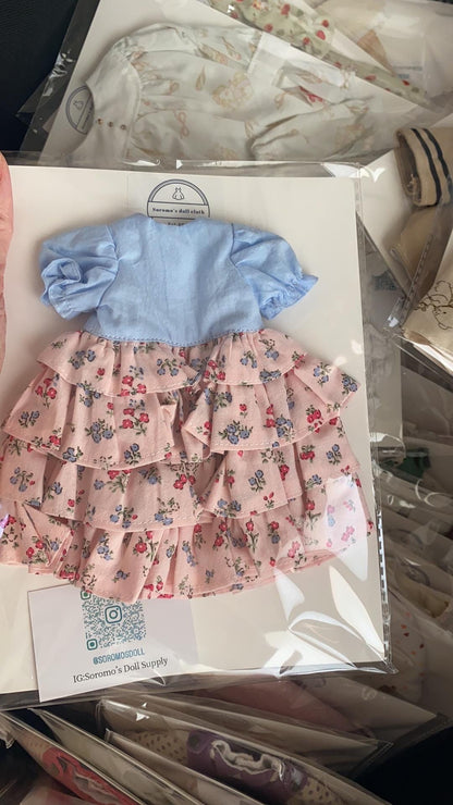 1/6 BJD YOSD clothesd dress - layered cake dress